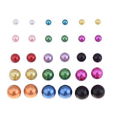 Liga Pérola Brincos Set (15 pares)