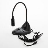 microfone multimídia premium (preto)